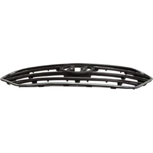 Grille Hyundai Santa Fe Sport 2017-2018 Silver With Chrome Moulding Without Camera Sport , HY1200201