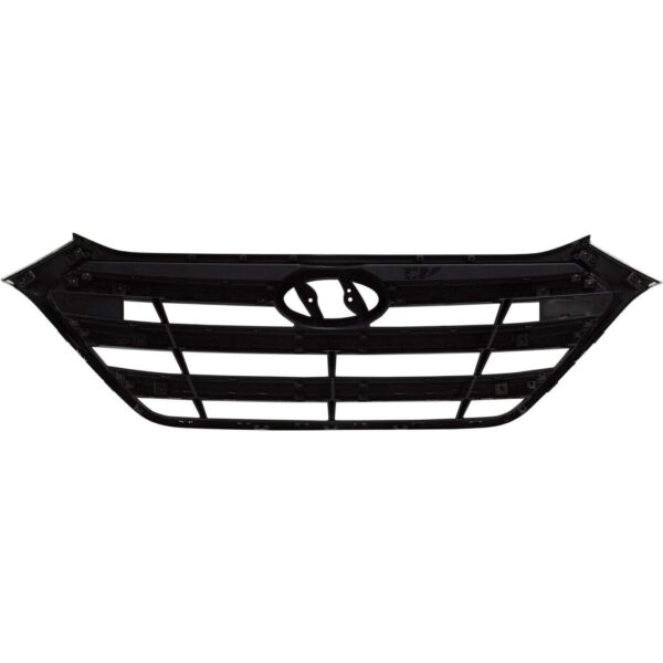 Grille Hyundai Tucson 2017-2018 With Silver Bars With Chrome Front , HY1200209 - Image 5