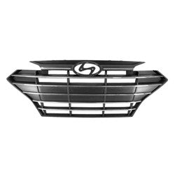 2019-2020 Hyundai Elantra Sedan Grille Black/Chrome Without , HY1200212U