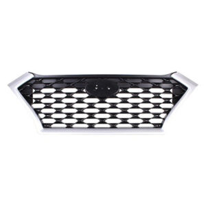 2019-2021 Hyundai Tucson Grille Ptd Black With Silver , HY1200225U