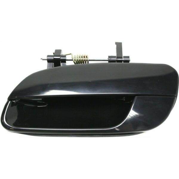 Door Handle Rear Outer Driver Side Hyundai Elantra 2001-2006 Black Ptm , HY1520102 - Image 2