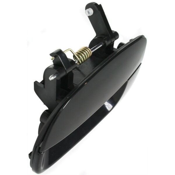 Door Handle Rear Outer Driver Side Hyundai Elantra 2001-2006 Black Ptm , HY1520102 - Image 4