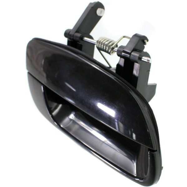 Door Handle Rear Outer Passenger Side Hyundai Elantra 2001-2006 Black Ptm , HY1521102 - Image 2