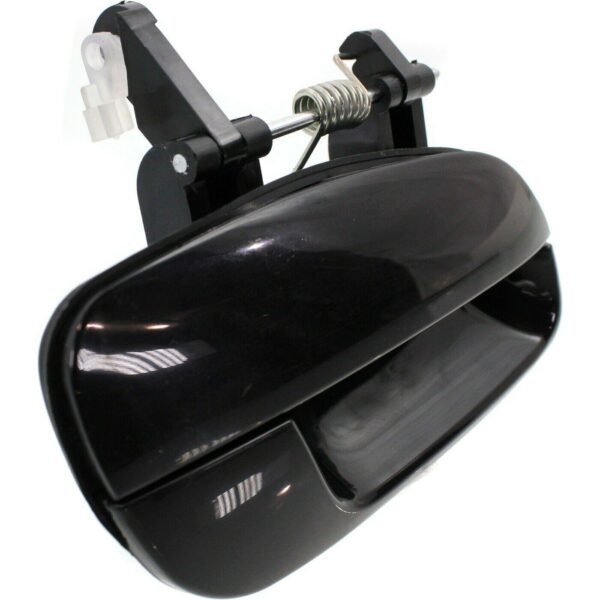 Door Handle Rear Outer Passenger Side Hyundai Elantra 2001-2006 Black Ptm , HY1521102 - Image 3