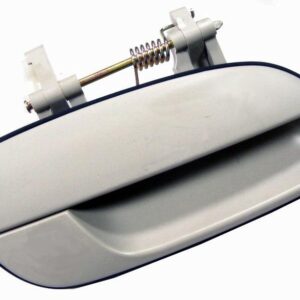 Door Handle Rear Outer Passenger Side Hyundai Elantra 2001-2006 Black Ptm , HY1521102