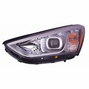 Head Lamp Driver Side Hyundai Santa Fe Xl 2013-2016 Halogen Gls/Ltd Model High Quality , HY2502175