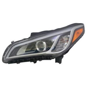 Head Lamp Driver Side Hyundai Sonata 2015-2017 Hid High Quality , HY2502184