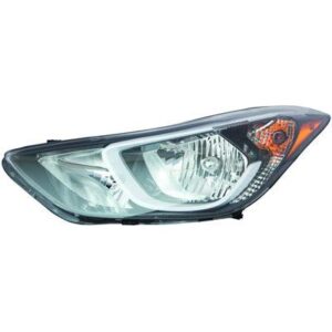 Head Lamp Driver Side Hyundai Elantra Sedan 2014-2016 Halogen Usa Built High Quality , HY2502187