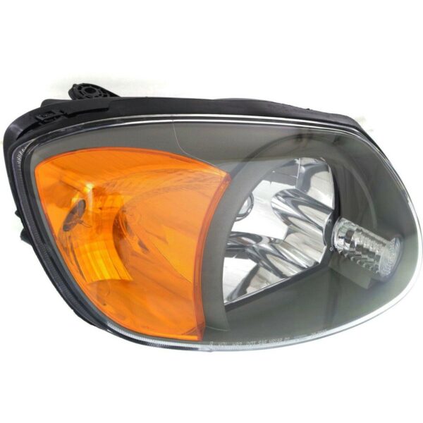 Head Lamp Passenger Side Hyundai Accent Sedan 2003-2005 , HY2503128 - Image 3