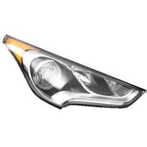 Head Lamp Passenger Side Hyundai Veloster 2012-2017 Non-Projection For Non-Turbo Model High Quality , HY2503168