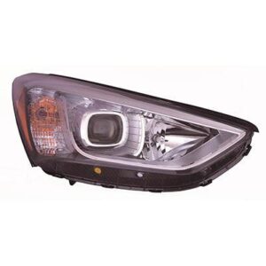 Head Lamp Passenger Side Hyundai Santa Fe Xl 2013-2016 Halogen Gls/Ltd Model High Quality , HY2503175