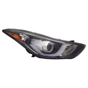 Head Lamp Passenger Side Hyundai Elantra Sedan 2014-2016 Led Projector Type Usa Built High Quality , HY2503186
