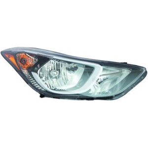 Head Lamp Passenger Side Hyundai Elantra Sedan 2014-2016 Halogen Usa Built High Quality , HY2503187