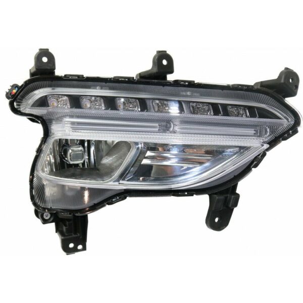 Fog Lamp Front Passenger Side Hyundai Santa Fe Sport 2017-2018 Sport Model With Around View Monitor High Quality , HY2593164 - Image 2