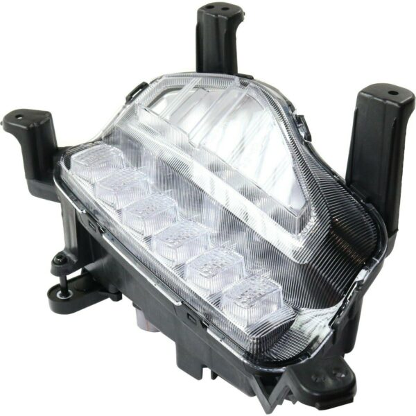 Fog Lamp Front Passenger Side Hyundai Santa Fe Xl 2017-2018 Led With Drl Without Sport Pkg , HY2593165 - Image 2