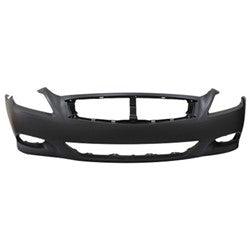Bumper Front Infiniti Q60 Coupe 2014-2015 Primed Without Aero Pkg/11-15 Without Sport Pkg/08-10 Sport Model , IN1000237