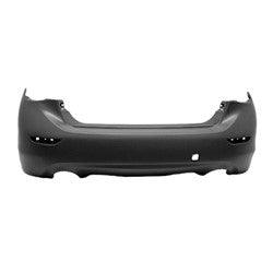 Bumper Rear Infiniti Q50 Sedan 2014-2017 Primed Without Sensor , IN1100152