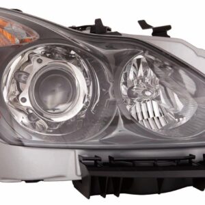 Head Lamp Passenger Side Infiniti Q60 Coupe 2014 Hid With Dark Titanium Bezel High Quality , IN2503148