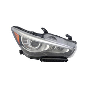 Head Lamp Passenger Side Infiniti Q50 Sedan 2014-2017 Hid Without Eco Pkg Without Adapt Capa , In2503157C - Hunt Parts