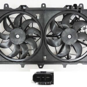 Cooling Fan Assembly Infiniti Q50 Sedan 2014-2019 3.0L V6 Without High Output , IN3115114