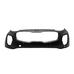 Bumper Front Kia Sportage 2017-2019 Primed With Sensor For Awd Model Capa , Ki1000181C - Hunt Parts