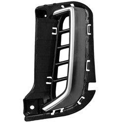 2020-2022 Kia Telluride Grille Driver Side Black With Chrome Moulding , KI1038141
