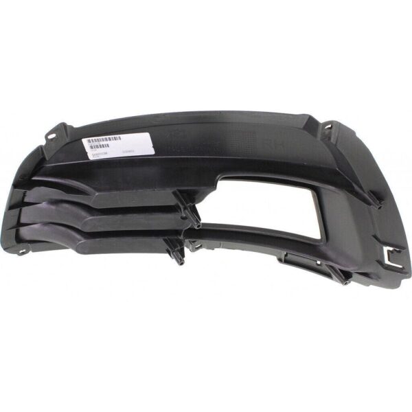 Fog Lamp Cover Front Passenger Side Kia Optima 2009-2010 Matte-Black With Hole , KI1039106 - Image 3