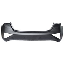 2019-2021 Kia Forte Bumper Rear Primed With Sensor Sedan Model Capa , KI1100225C