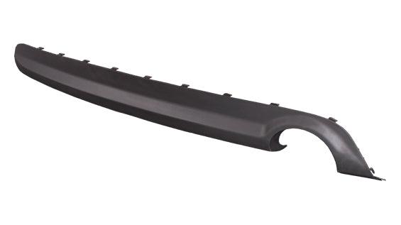 Bumper Rear Lower Kia Forte 2010-2013 Matte-Black With Right Side Exhaut Hole (Sx ) , KI1115101