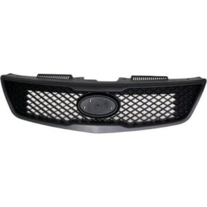 Grille Kia Forte 2010 Black With Textured Moulding Sedan , KI1200138
