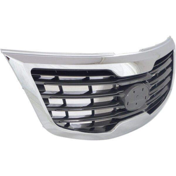 Grille Paint Kia Sportage 2011-2013 Silver Gray With Chrome Mldg , KI1200147 - Image 3