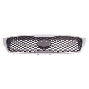 Grille Kia Sorento 2016-2018 Matte Dark Gray With Chrome Front L/Lx/Ex , KI1200181