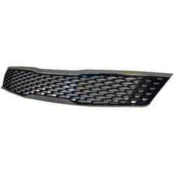 Grille Kia Optima 2016-2018 Dark Metallic With Upper/Lower Smoke Chrome Moulding Without Adaptive Cruise , KI1200188