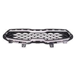 2019-2021 Kia Forte Grille Matte Black With Silver/Gray , KI1200204