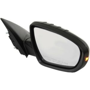 Mirror Passenger Side Kia Optima 2012-2013 Power Heated With Signal Lamp With Manual Folding , KI1321162