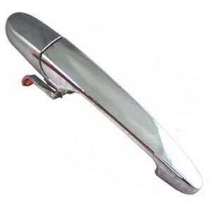 Door Handle Rear Outer Driver Side Kia Spectra 2004-2007 Chrome With Cap , KI1520122