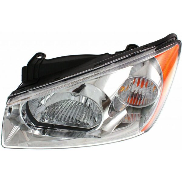 Head Lamp Driver Side Kia Spectra 2004-2006 Chrome Lx Model High Quality , KI2502116 - Image 5
