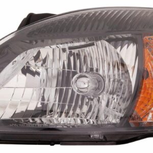 Head Lamp Driver Side Kia Rio5 2010-2011 Black Bezel High Quality , KI2502153