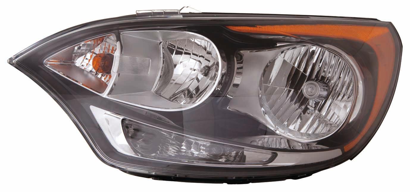 Head Lamp Driver Side Kia Rio Hatcheback 2012-2017 Non Led Without Auto High Quality , KI2502154