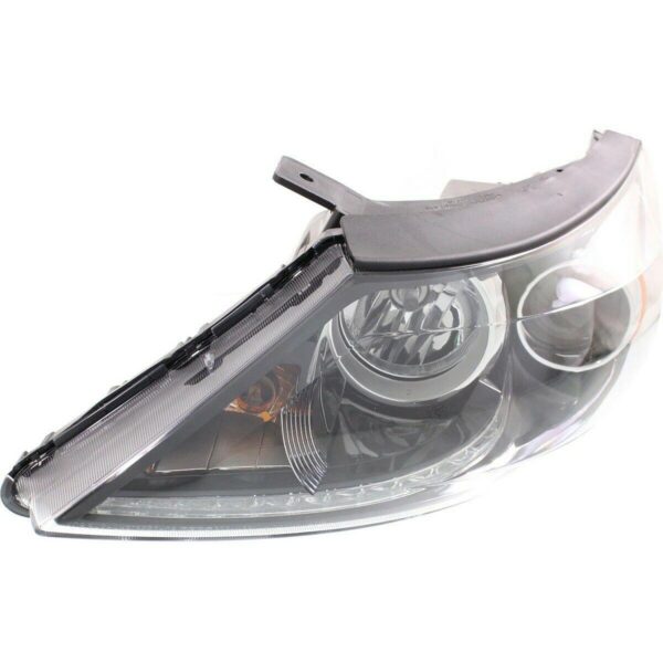 Head Lamp Driver Side Kia Sportage 2013-2016 Without Led Accent Light With Led Drl High Quality , KI2502184 - Image 2
