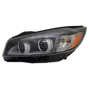 Head Lamp Driver Side Kia Sorento 2016-2018 Halogen With Led Accent Light Capa , Ki2502186C - Hunt Parts