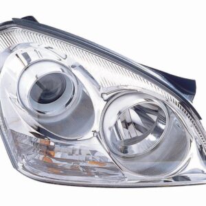 Head Lamp Passenger Side Kia Magentis 2007-2008 Without App Pkg With Chrome Bezel Capa , Ki2503132C - Hunt Parts
