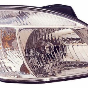 Head Lamp Passenger Side Kia Rio Sedan 2009-2011 Chrome Bezel High Quality , KI2503142
