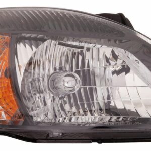 Head Lamp Passenger Side Kia Rio Sedan 2010-2011 Black Bezel High Quality , KI2503153