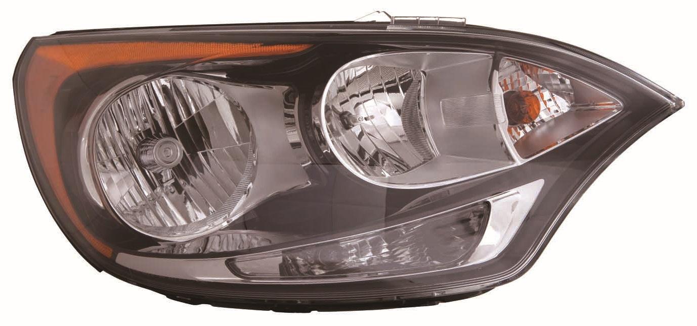 Head Lamp Passenger Side Kia Rio Hatcheback 2012-2017 Non Led Without Auto High Quality , KI2503154