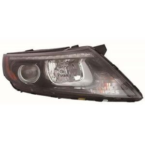 Head Lamp Passenger Side Kia Optima 2014-2015 Hid With Drl Usa Built High Quality , KI2503178