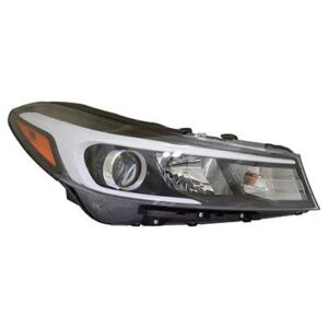 Head Lamp Passenger Side Kia Forte 2017-2018 Halogen Without Led High Quality , KI2503201
