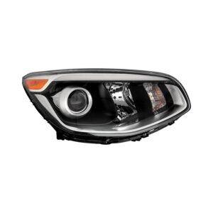 Head Lamp Passenger Side Kia Soul 2017-2019 Halogen Projector Type With Led Accent Without Leveling High Quality , KI2503223