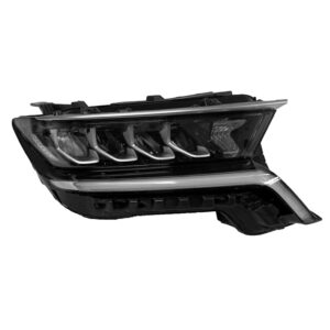 2021-2023 Kia Sorento Head Lamp Passenger Side Black Upper , KI2503252