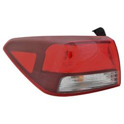 2018-2023 Kia Rio Sedan Tail Lamp Driver Side Bulb Type High Quality , KI2804143